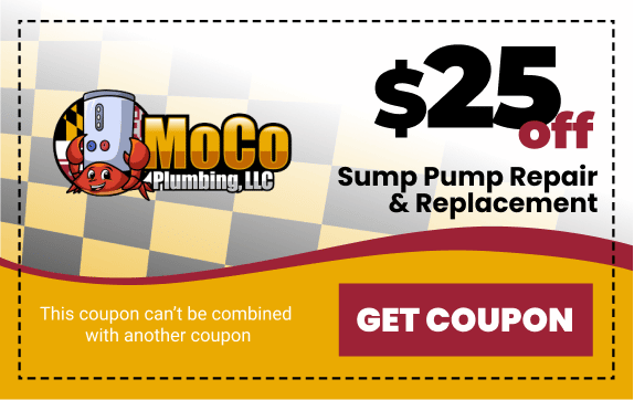 MoCo Plumbing LLC in Germantown, MD - Sump Pump Coupon